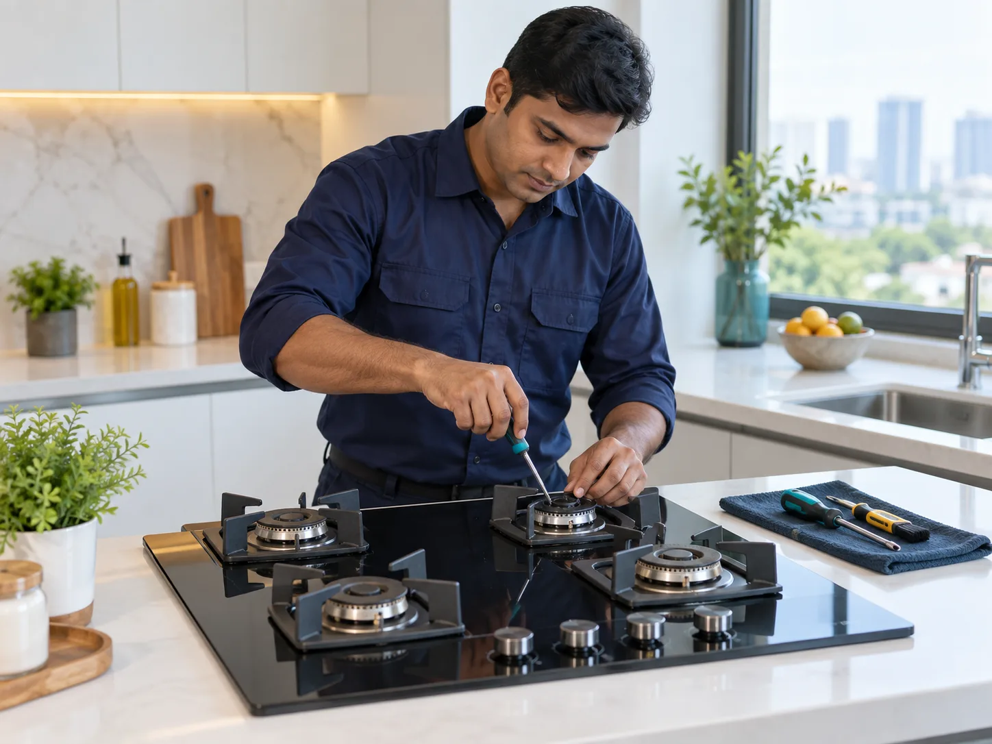 Gas hob repair