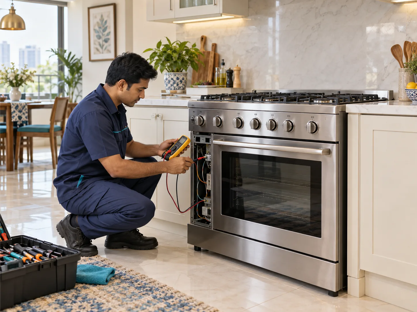 Domestic gas pipeline service
